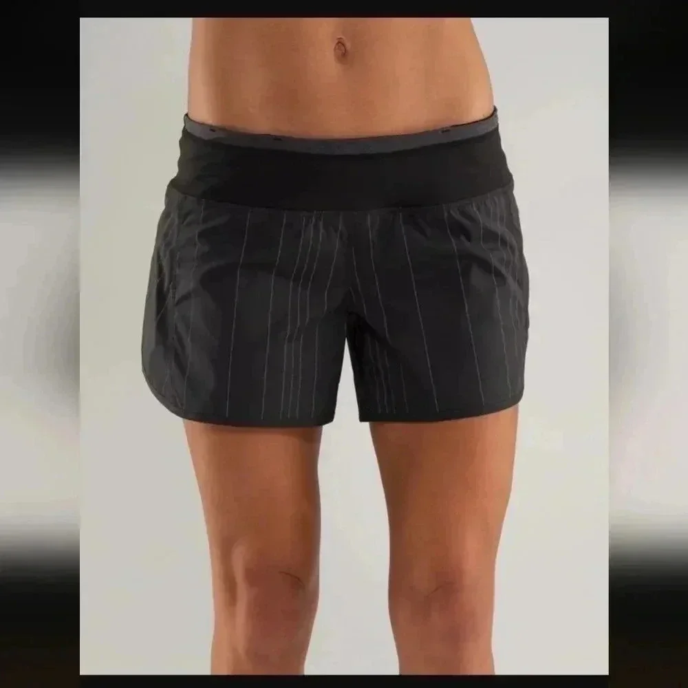 Lululemon Turbo Run Short *Reflective Black